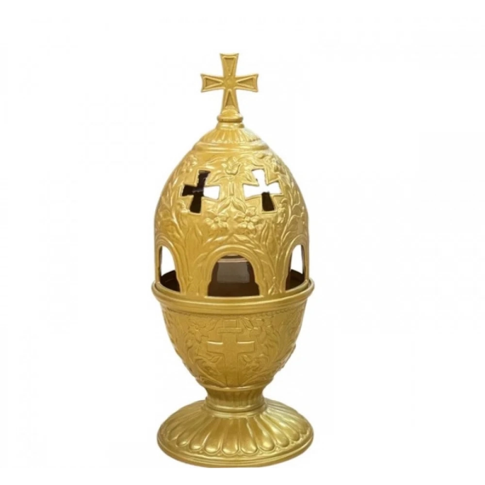 Εκκλησιαστικά Είδη Λαγός Καντήλι Μεταλλικό Άλφα Χρυσό