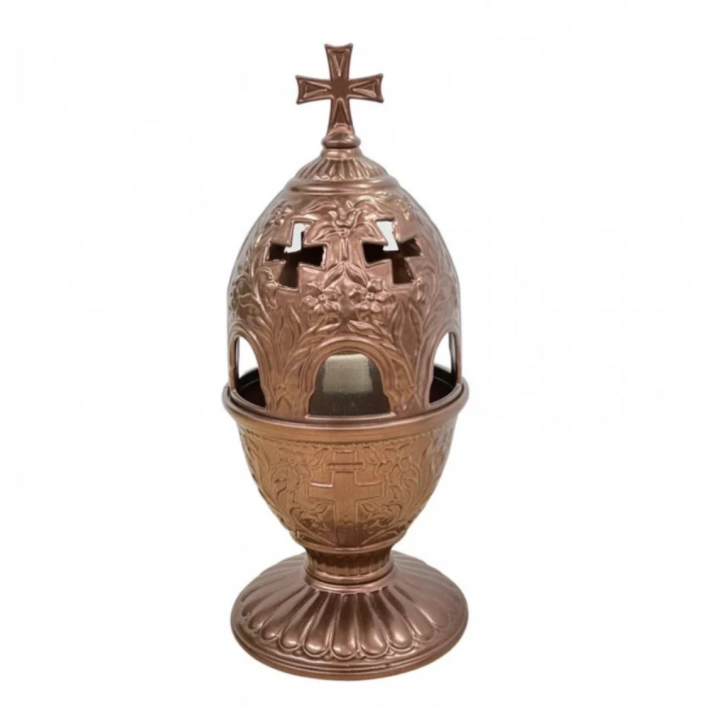 Εκκλησιαστικά Είδη Λαγός Καντήλι Μεταλλικό Άλφα Χάλκινο