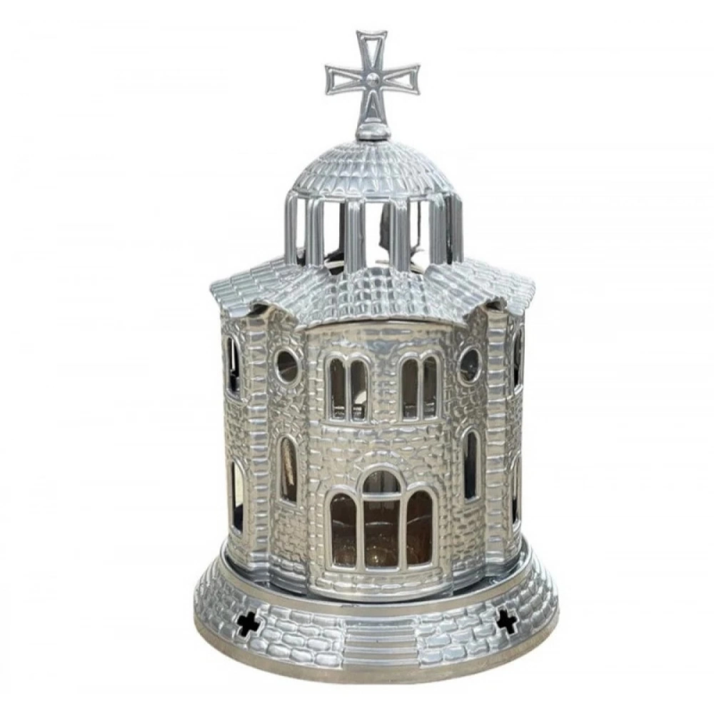 Εκκλησιαστικά Είδη Λαγός Καντήλι Μεταλλικό Εκκλησία Ασημί