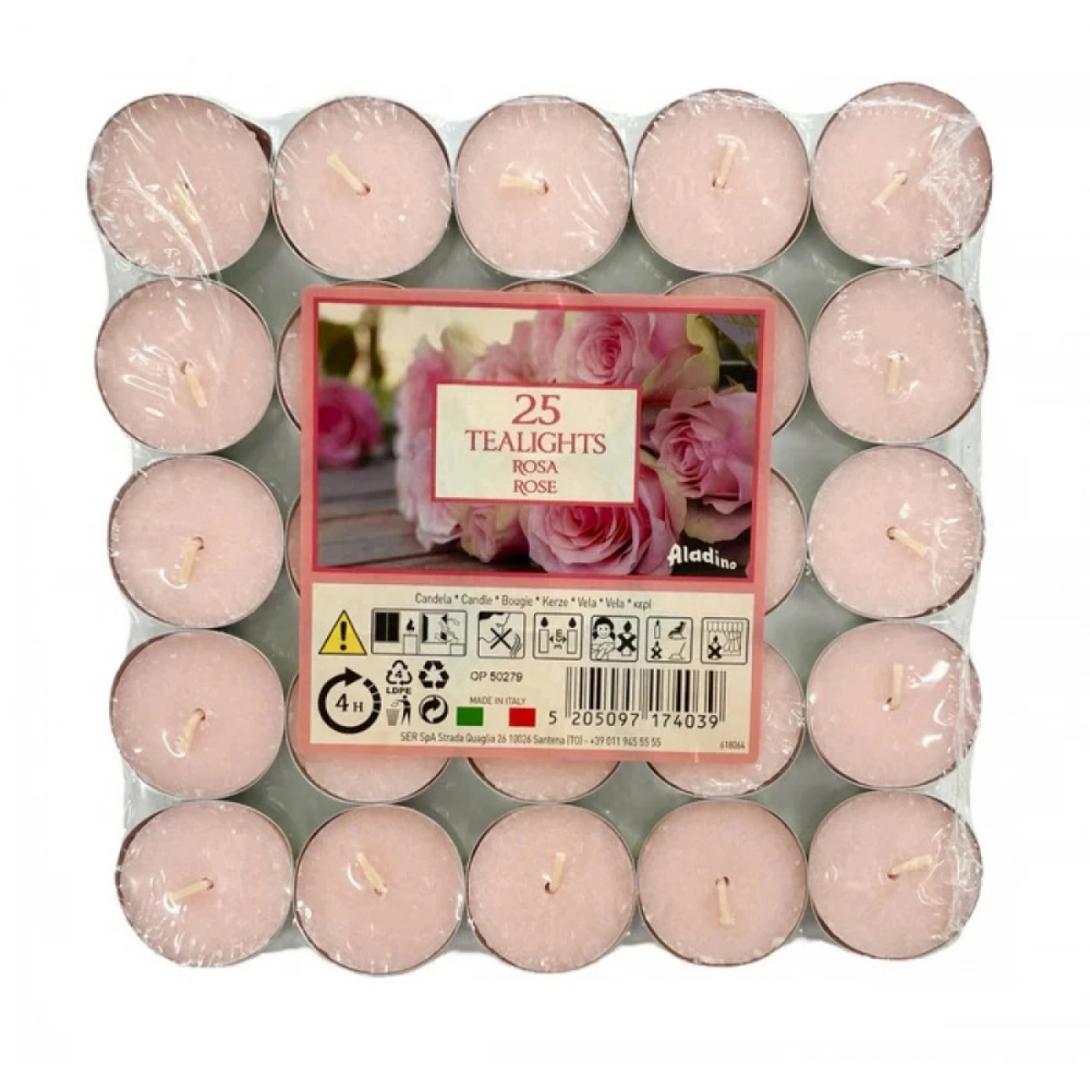 Εκκλησιαστικά Είδη Λαγός Ρεσώ 10 Ωρών 25τεμ Τριαντάφυλλο