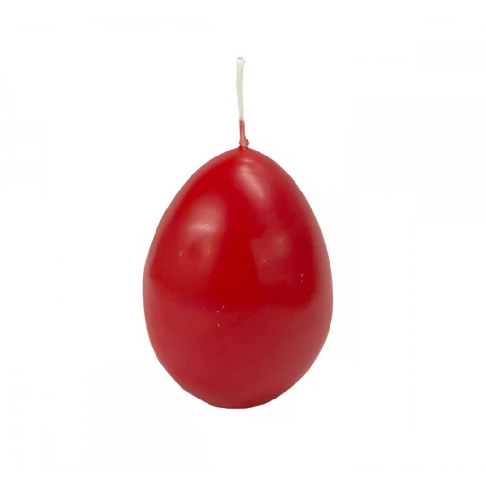 Πασχαλινό Αυγό Από Κερί Παραφίνης Κόκκινο