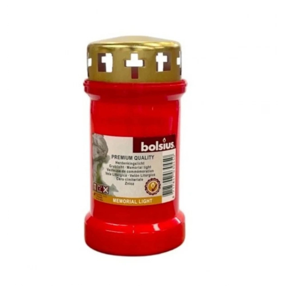Εκκλησιαστικά Είδη Λαγός Κερί Διαρκείας Bolsius 50 Ωρών Κόκκινο