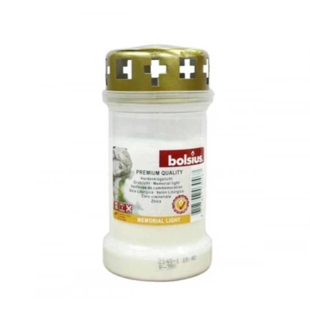 Κερί Διαρκείας Bolsius 50 Ωρών Λευκό