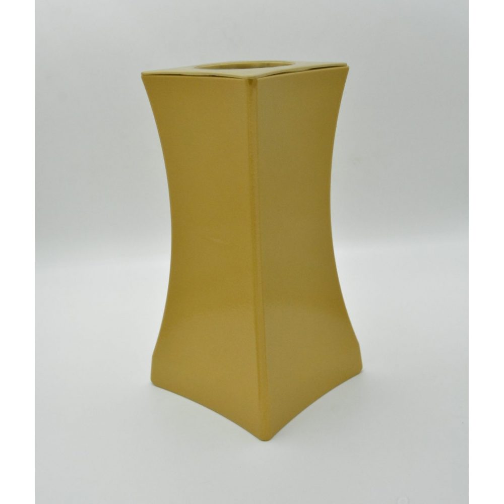 Ανθοδοχείο Αλουμινίου Τετράγωνο Μπρονζε