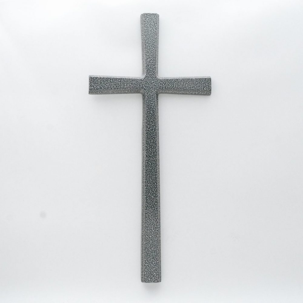 Εκκλησιαστικά Είδη Λαγός Σταυρός Ασημί Μαύρο