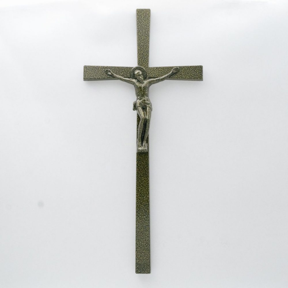 Εκκλησιαστικά Είδη Λαγός Σταυρός Χρυσό Μαύρο με Εσταυρωμένο