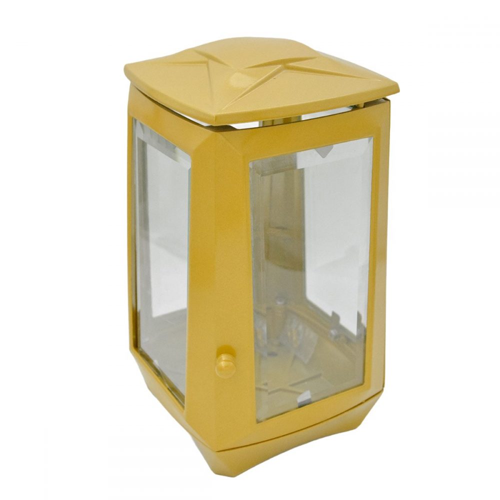 Εκκλησιαστικά Είδη Λαγός Καντηλι Τετράγωνο Μπρονζέ