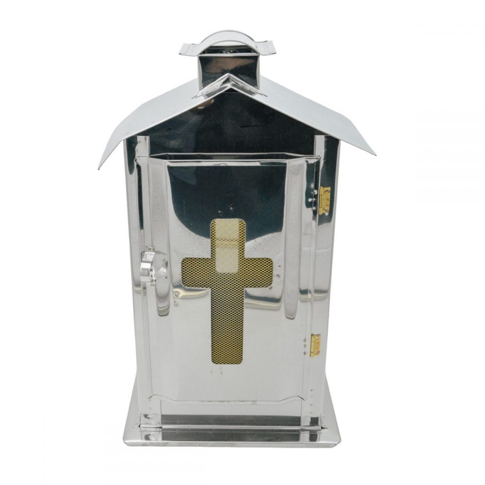 Εκκλησιαστικά Είδη Λαγός Κηροθήκη Inox Ψηλή