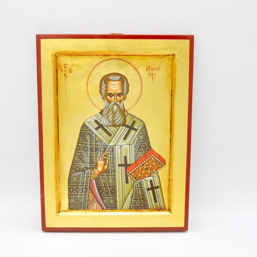 Εκκλησιαστικά Είδη Λαγός Εικόνα Χρυσοτυπία Αγ Γρηγόριος