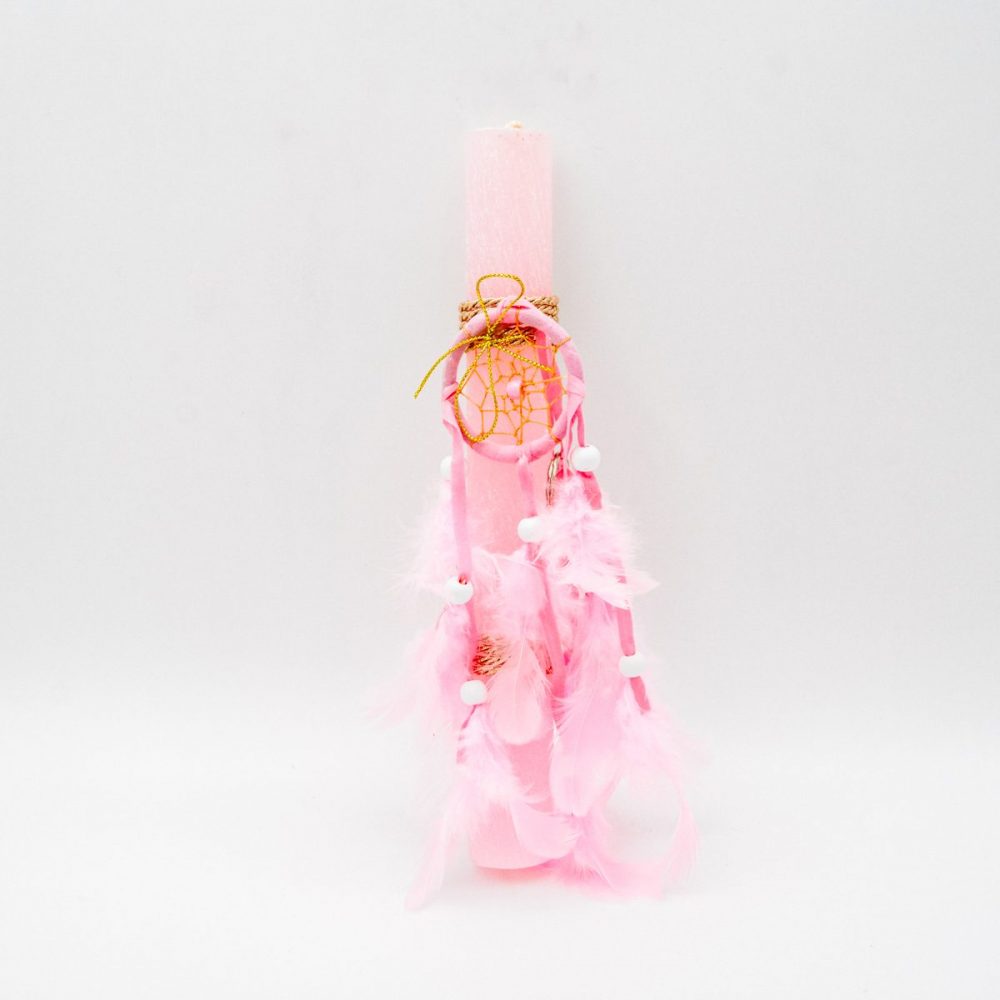 Λαμπάδα Ρόζ με Ονειροπαγίδα