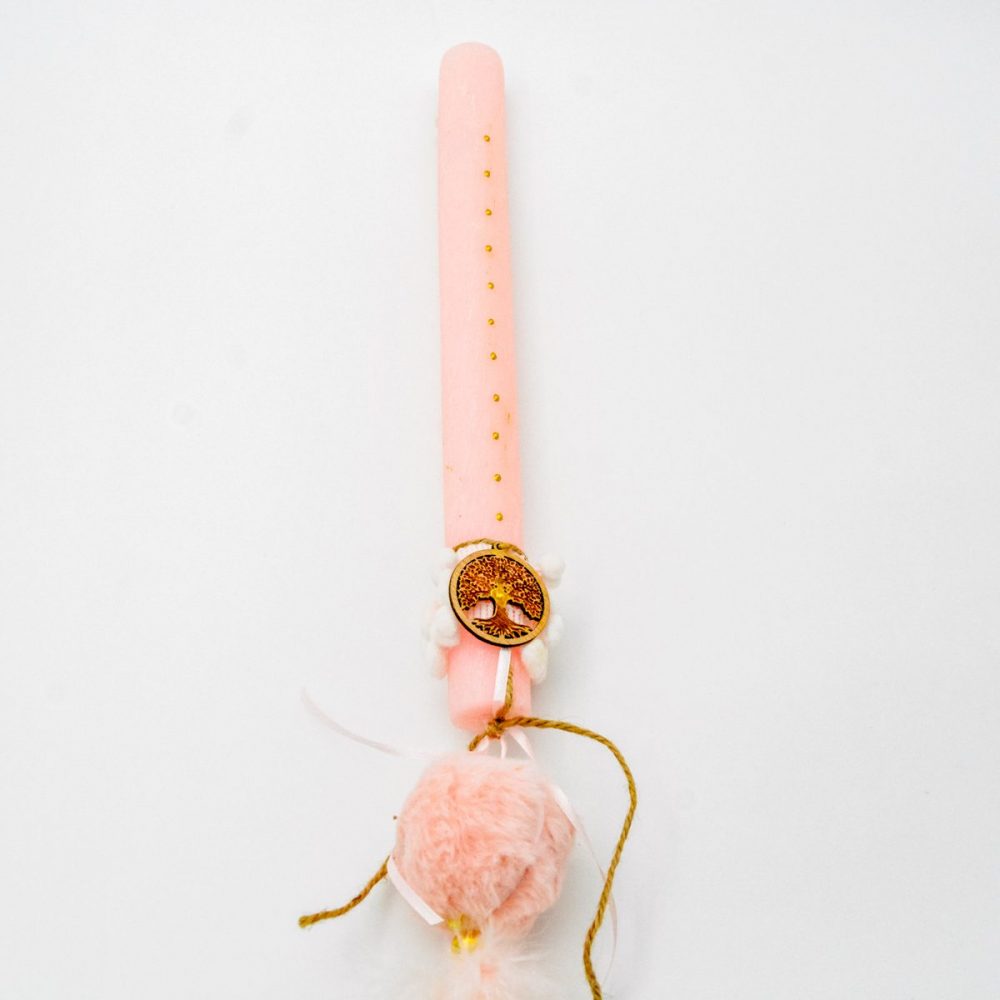 Λαμπάδα με Ξύλινο στοιχείο