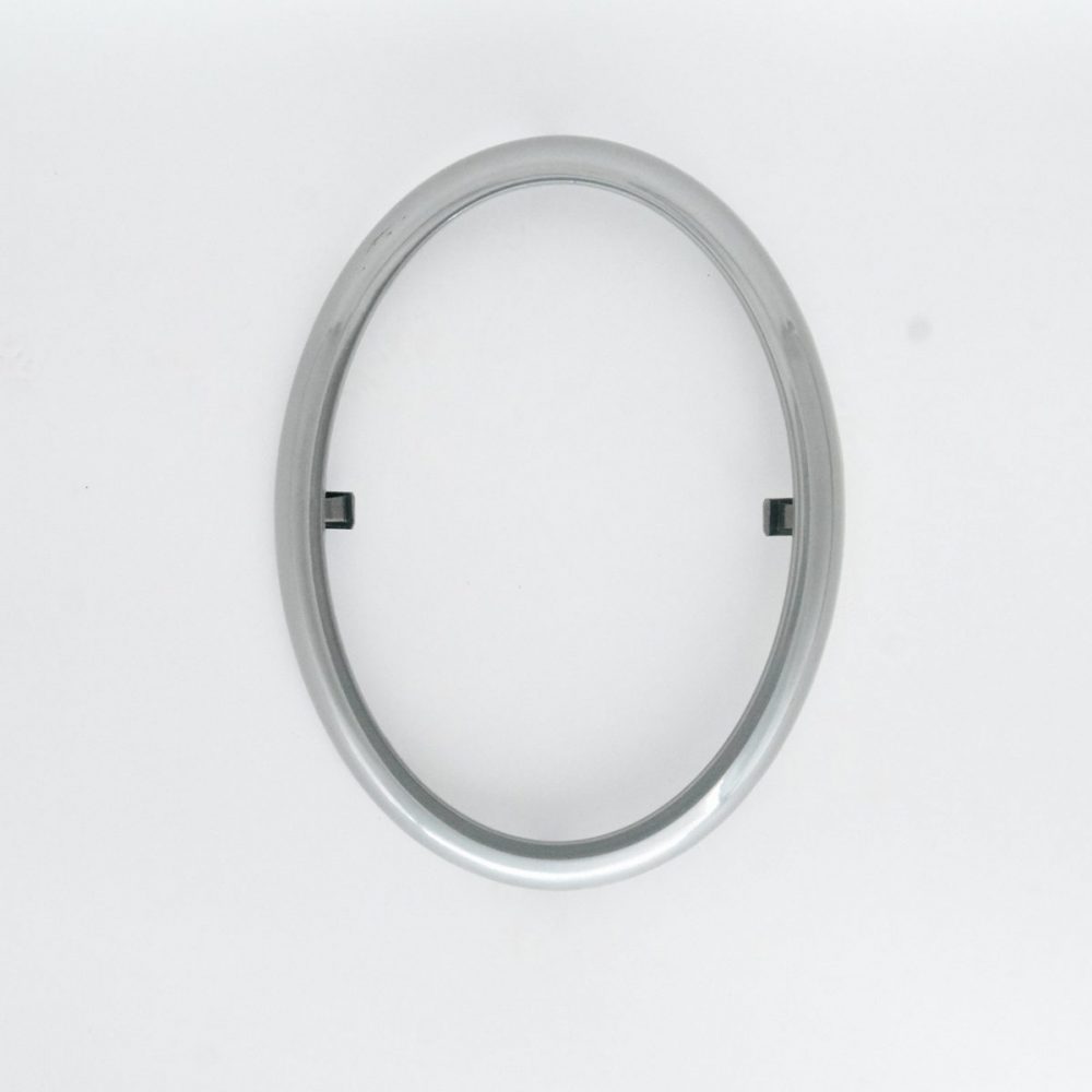 Εκκλησιαστικά Είδη Λαγός Κορνίζα Οβάλ Νίκελ Ματ 13*18