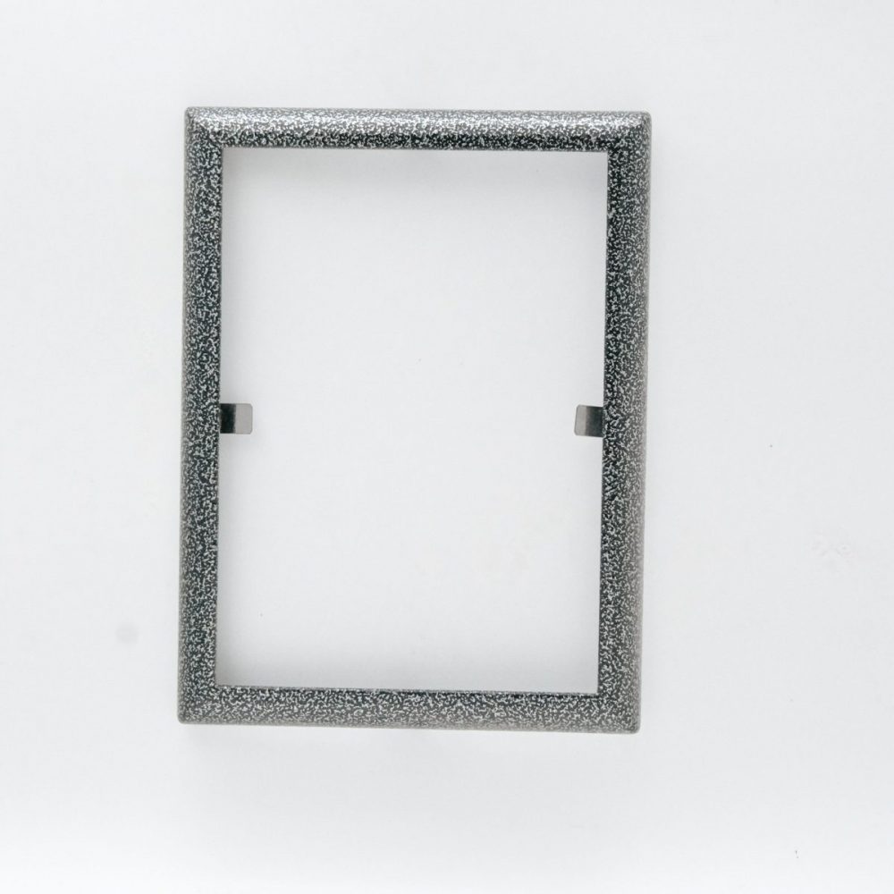 Κορνίζα Ορθογώνια Ασημί Μαύρο 13*18