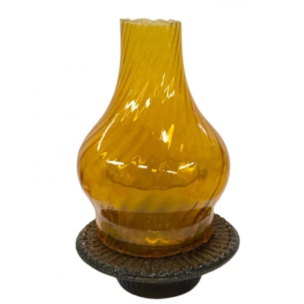 Καντήλι Γυάλινο Μαργαρίτα Καφέ