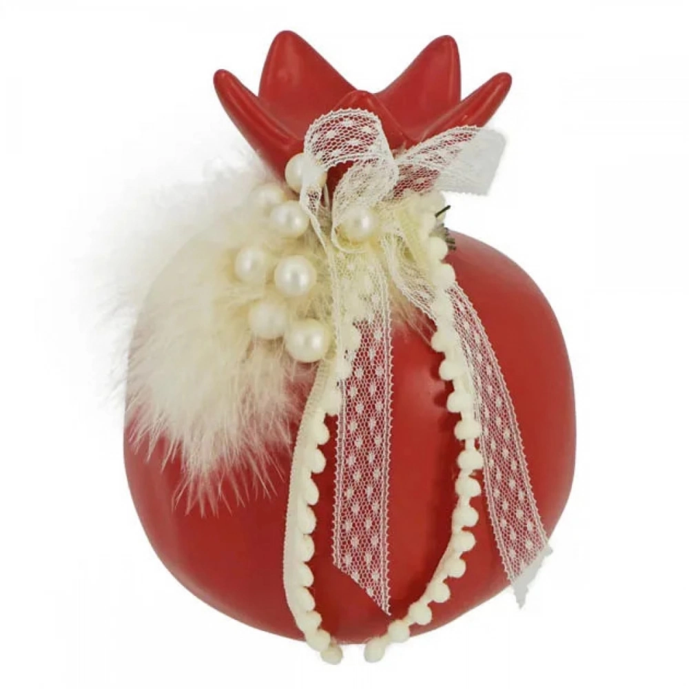 Εκκλησιαστικά Είδη Λαγός Ρόδι Κεραμικό Γίγας Κόκκινο