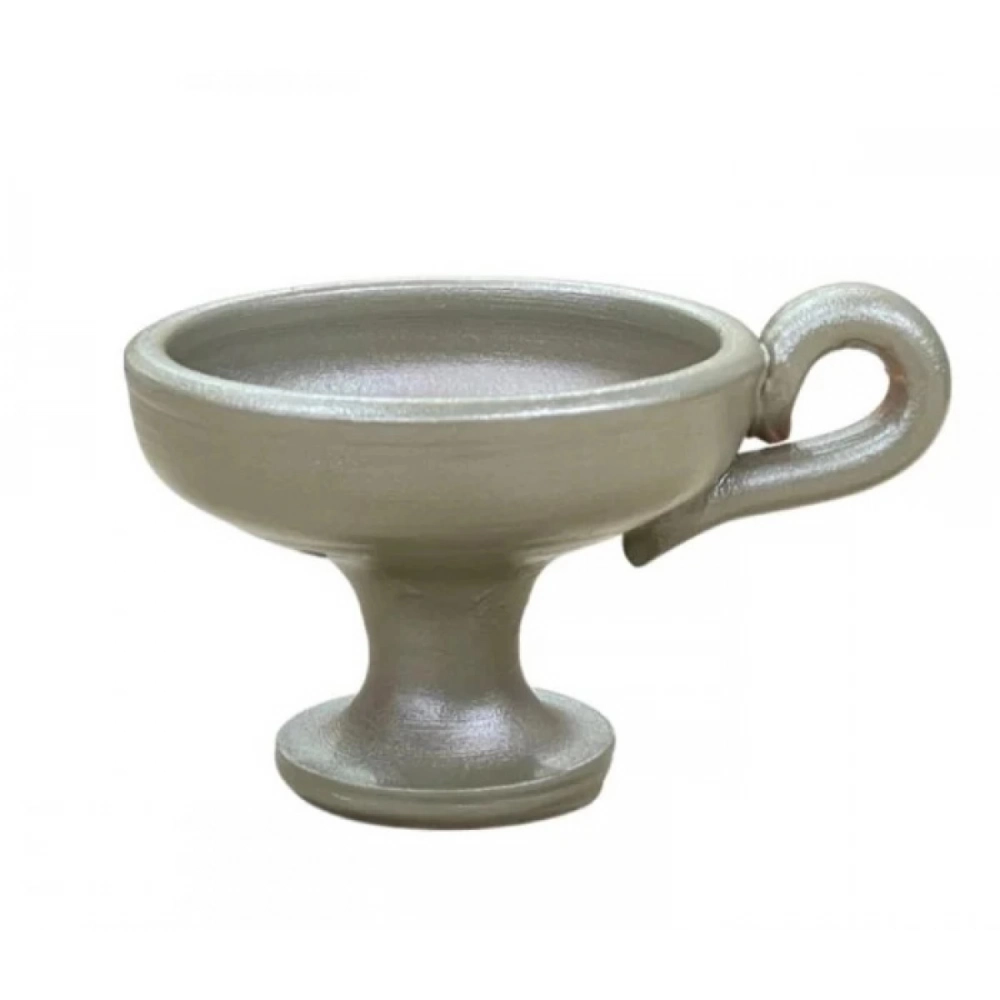 Εκκλησιαστικά Είδη Λαγός Θυμιατό Κεραμικό Κούπα Γκρι