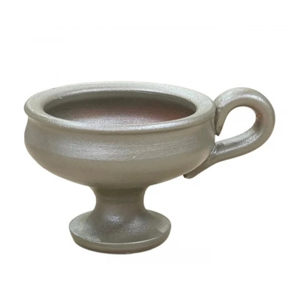 Εκκλησιαστικά Είδη Λαγός Θυμιατό Κεραμικό Κούπα Μεγάλη Γκρι