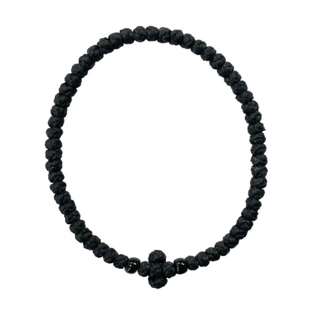 Εκκλησιαστικά Είδη Λαγός Κομποσχοίνι Κερωμένο Με Μάυρη Χάντρα