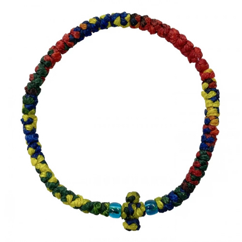 Εκκλησιαστικά Είδη Λαγός Κομποσχοίνι Κερωμένο Πολύχρωμο