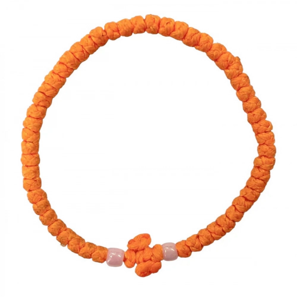 Εκκλησιαστικά Είδη Λαγός Κομποσχοίνι Κερωμένο Πορτοκαλί