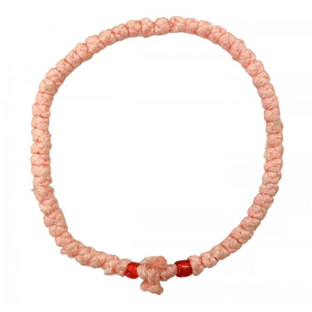 Εκκλησιαστικά Είδη Λαγός Κομποσχοίνι Κερωμένο Ροζ