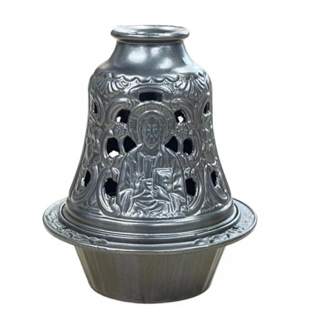 Εκκλησιαστικά Είδη Λαγός Καντήλι Μεταλλικό Καμπάνα Ανθρακί