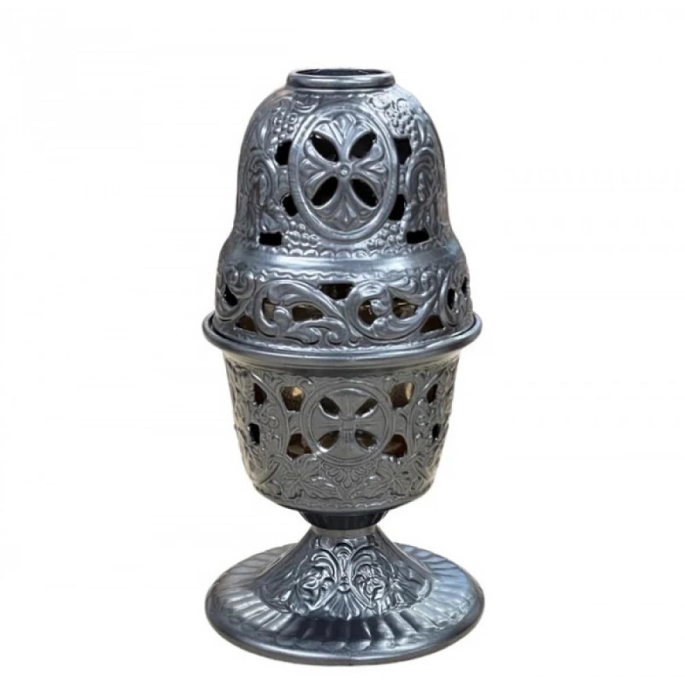 Εκκλησιαστικά Είδη Λαγός Καντήλι Μεταλλικό Κουκουνάρα Ανθρακί