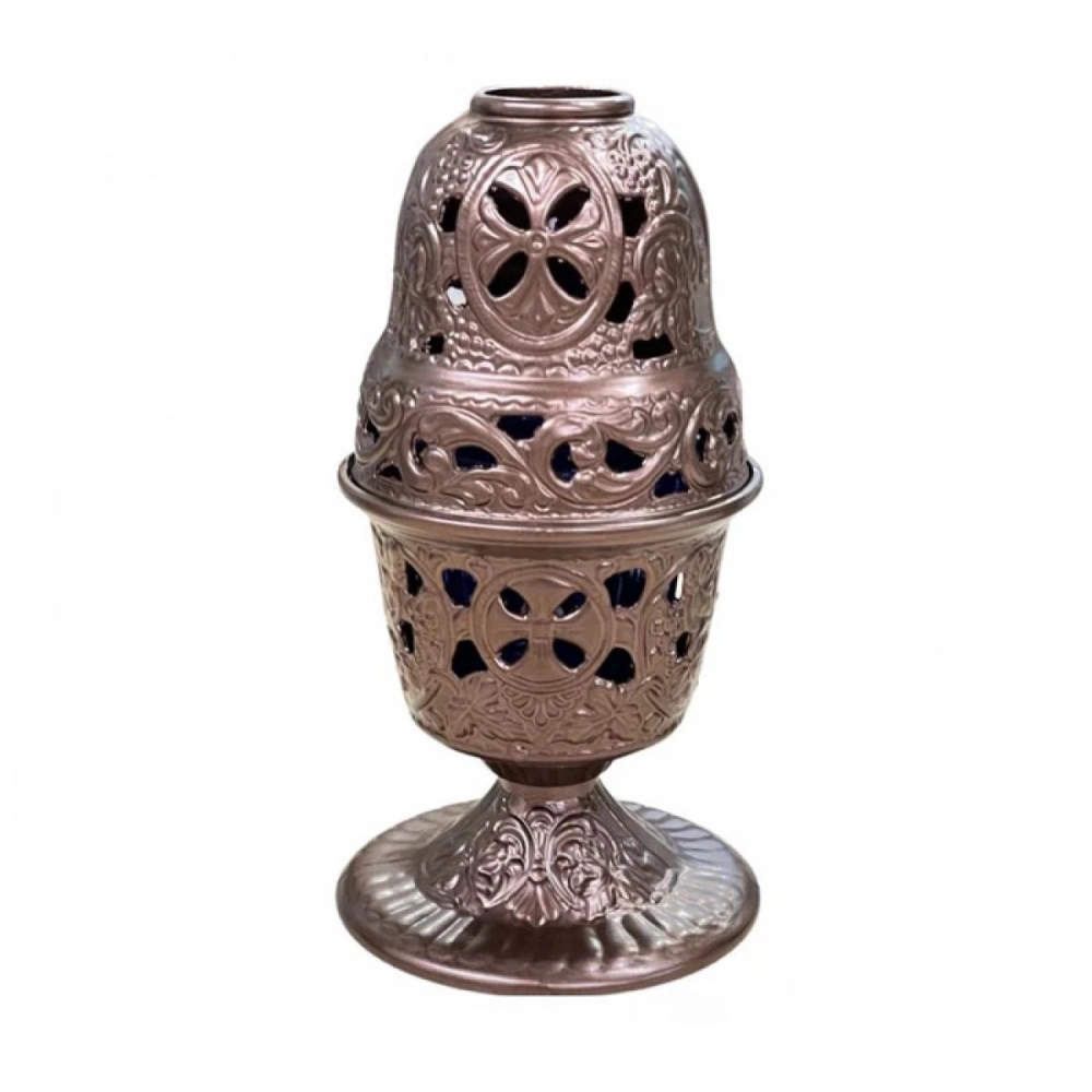 Εκκλησιαστικά Είδη Λαγός Καντήλι Μεταλλικό Κουκουνάρα Χάλκινο