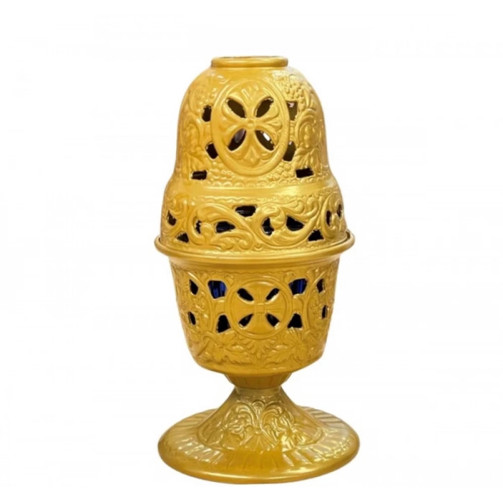 Καντήλι Μεταλλικό Κουκουνάρα Χρυσό