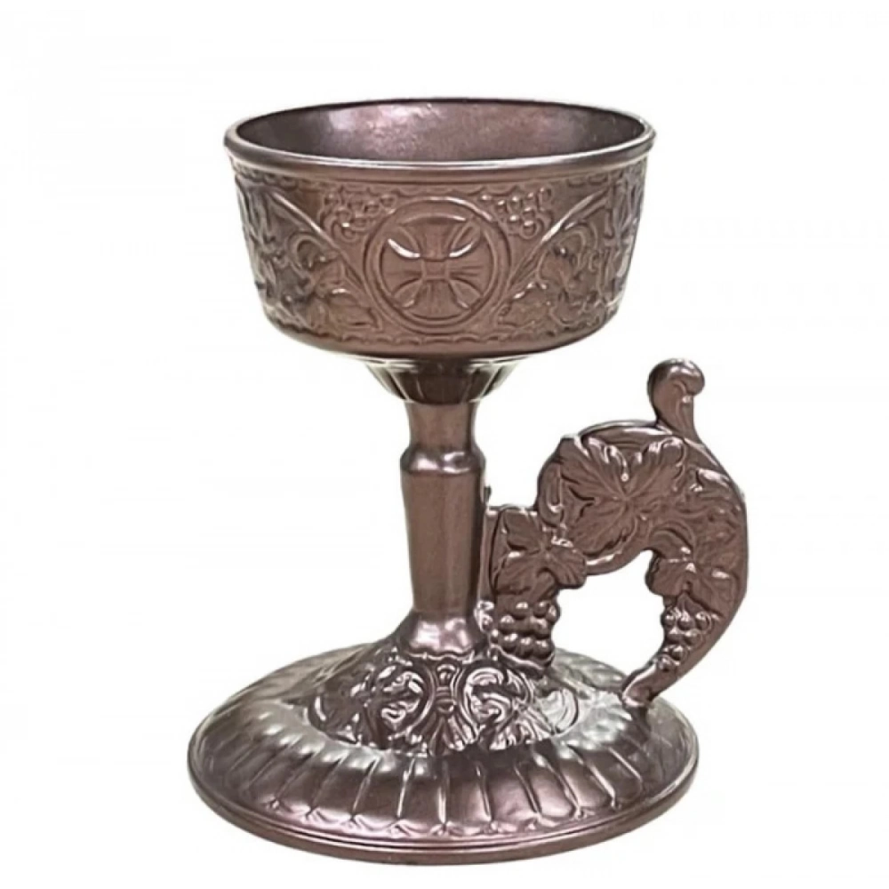 Εκκλησιαστικά Είδη Λαγός Θυμιατό Μεταλλικό Κούπα Μεγάλη Καφέ