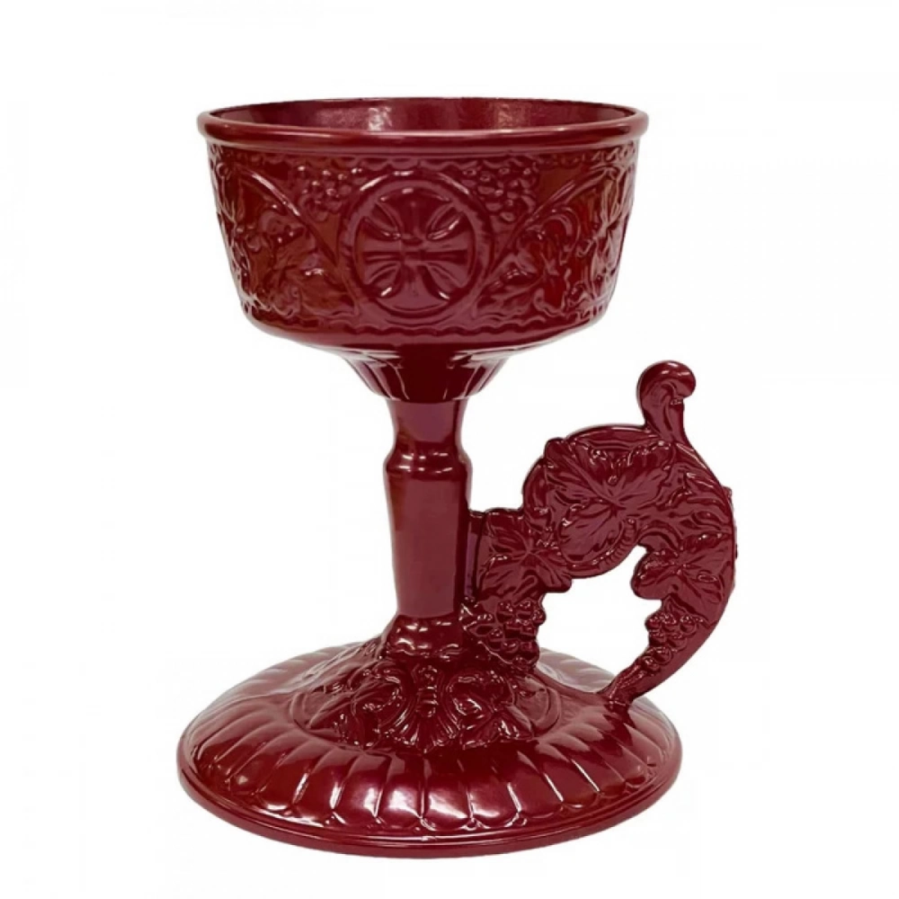 Εκκλησιαστικά Είδη Λαγός Θυμιατό Μεταλλικό Κούπα Μεγάλη Μπορντό