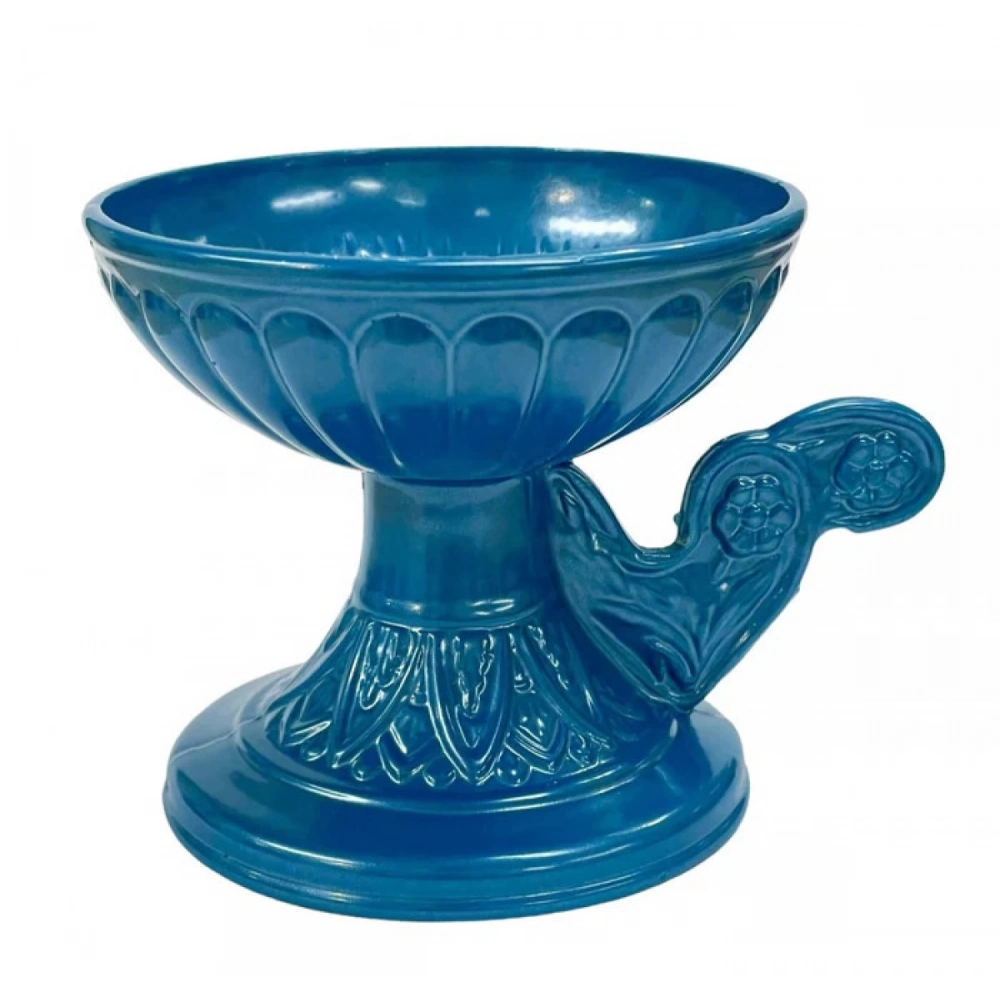 Εκκλησιαστικά Είδη Λαγός Θυμιατό Μεταλλικό Κούπα Μπλε