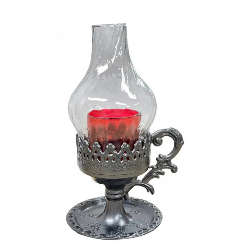 Καντήλι Μεταλλικό Λάμπα Ανθρακί