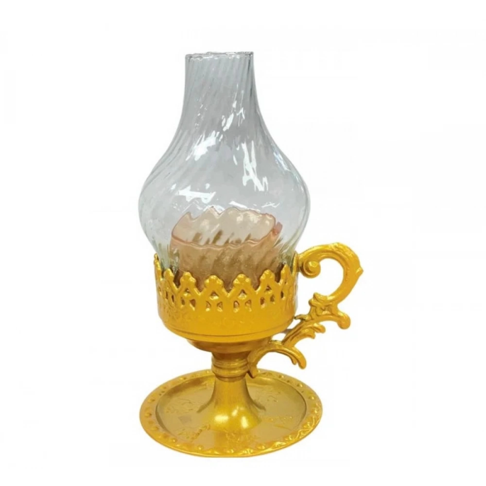 Εκκλησιαστικά Είδη Λαγός Καντήλι Μεταλλικό Λάμπα Χρυσό