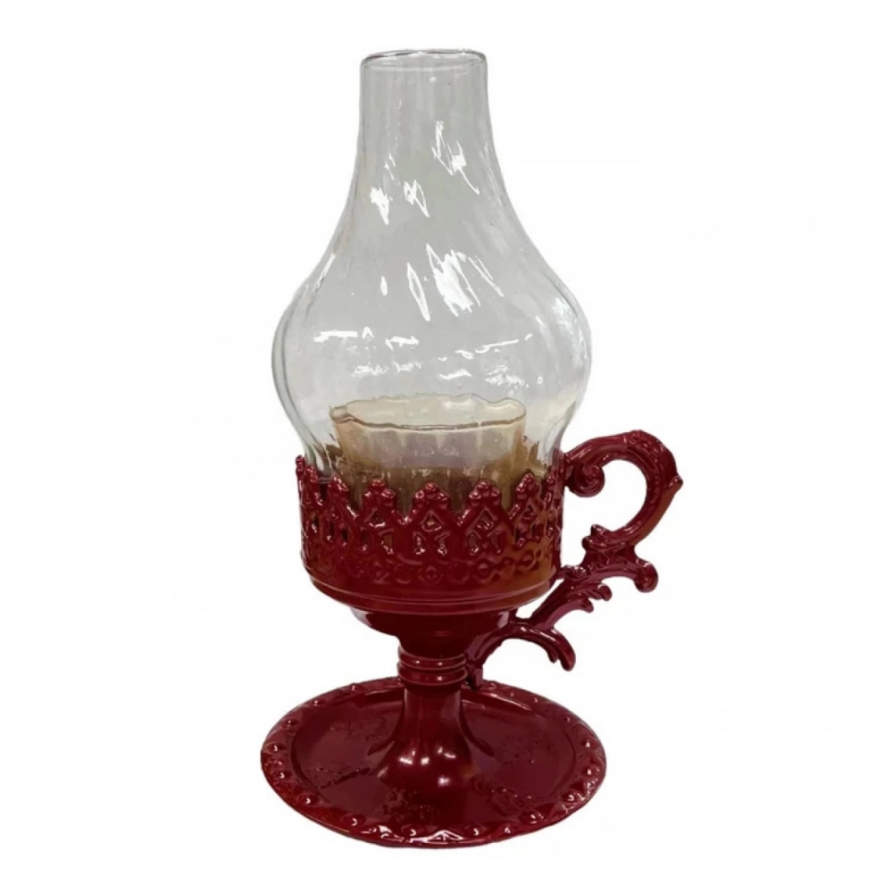 Εκκλησιαστικά Είδη Λαγός Καντήλι Μεταλλικό Λάμπα Μπορντό