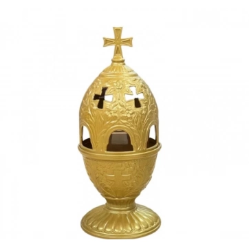 Εκκλησιαστικά Είδη Λαγός Καντήλι Μεταλλικό Άλφα Χρυσό