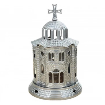 Εκκλησιαστικά Είδη Λαγός Καντήλι Μεταλλικό Εκκλησία Ασημί