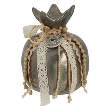 Εκκλησιαστικά Είδη Λαγός Ρόδι Ασημί Στολισμένο Γίγας