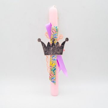 Εκκλησιαστικά Είδη Λαγός Λαμπάδα με Στέμμα