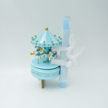 Εκκλησιαστικά Είδη Λαγός Λαμπάδα με Καρουζέλ