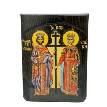 Εκκλησιαστικά Είδη Λαγός Ξύλινη Εικόνα Σκαλιστή Αγ.Κων/νου κ Ελένης