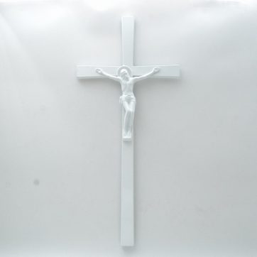 Εκκλησιαστικά Είδη Λαγός Σταυρός Λευκός με Εσταυρωμένο