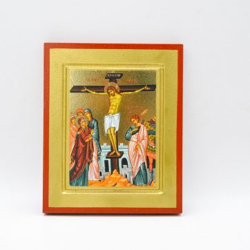 Εκκλησιαστικά Είδη Λαγός Εικόνα Χρυσοτυπία Η Σταύρωσις