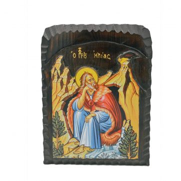 Εκκλησιαστικά Είδη Λαγός Ξύλινη Εικόνα Σκαλιστή Πρ.Ηλίας