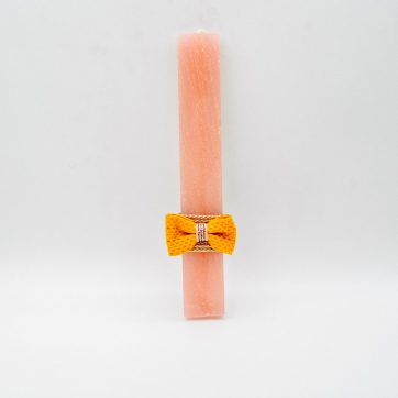 Εκκλησιαστικά Είδη Λαγός Λαμπάδα με Παπιγιόν