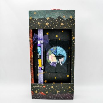 Εκκλησιαστικά Είδη Λαγός Λαμπάδα Wednesday Βιβλιαράκι Μαύρο