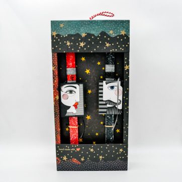 Εκκλησιαστικά Είδη Λαγός Λαμπάδες σετ για ζευγάρι