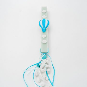 Εκκλησιαστικά Είδη Λαγός Λαμπάδα με Αερόστατο