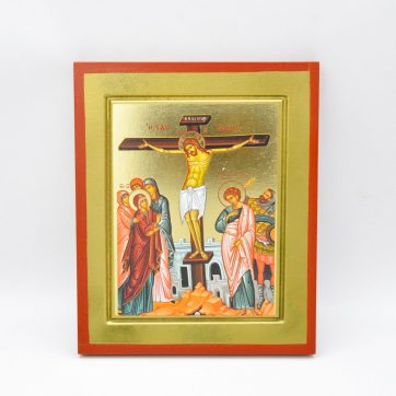 Εκκλησιαστικά Είδη Λαγός Εικόνα Χρυσοτυπία Η Σταύρωσις