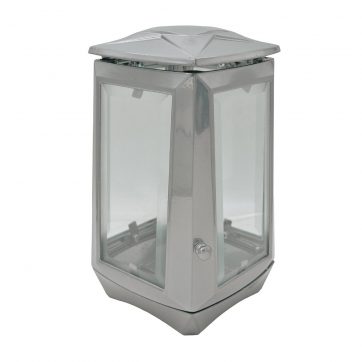 Εκκλησιαστικά Είδη Λαγός Καντηλι Τετράγωνο Νίκελ Ματ